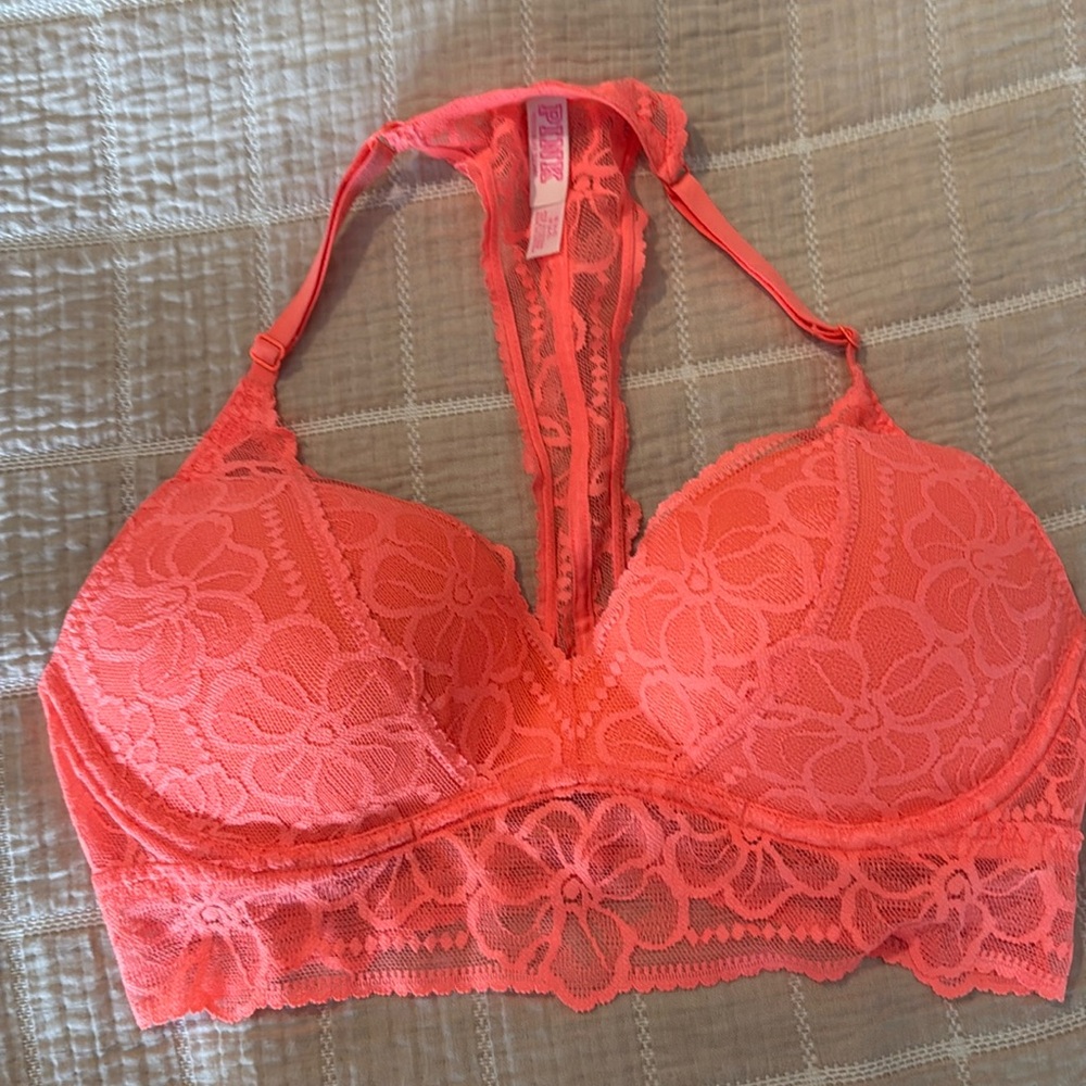 PINK M (A-C cup) lace bralette